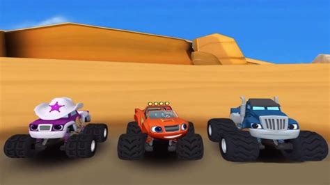 Blaze And The Monster Machines Racing Game For Kids Youtube