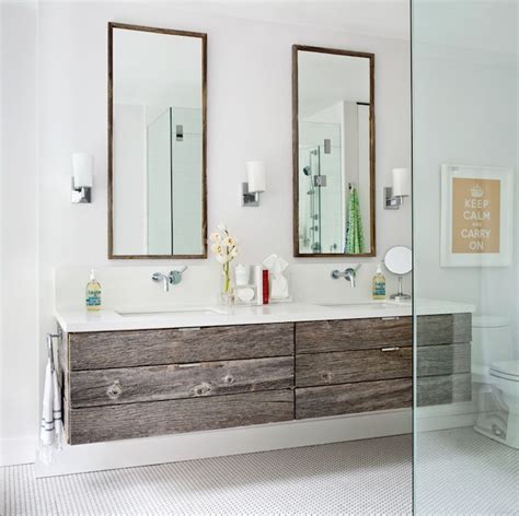 Modern bathroom modern modern interior mirrors and glass shelves bathroom vanity with pink lacquered finish. 20 Amazing Floating Modern Vanity Designs | Floating ...