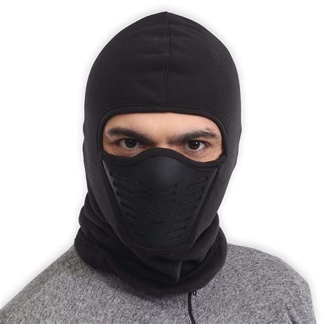 Galleon Balaclava Fleece Hood And Ski Mask With Air Mask Heavyweight