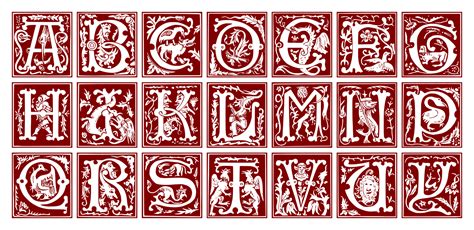Ornamental Alphabet 16th Century In 2020 Typography Alphabet