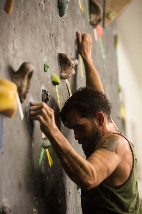 Rock Climbing Wall Gym By Stocksy Contributor Lauren Light Stocksy
