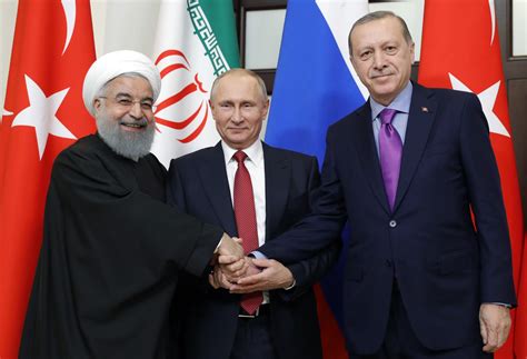 Putin Hosts Turkish Iranian Presidents In Bid To Shape Syria Wsj
