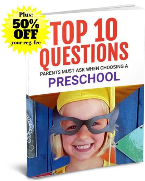 Top 10 Questions Parents Must Ask When Choosing A Preschool