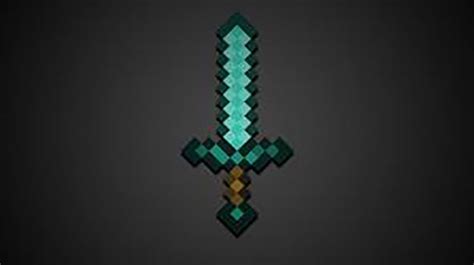 How To Draw A Minecraft Diamond Sword