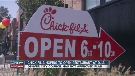chick fil a hoping to open restaurant at dia youtube