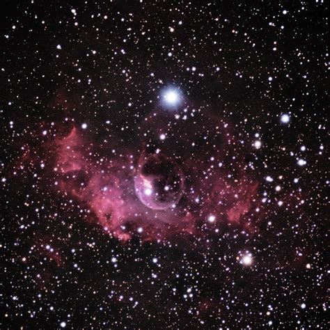 Ngc 7635 The Bubble Nebula In Cassiopeia Photograph By Alan Vance Ley