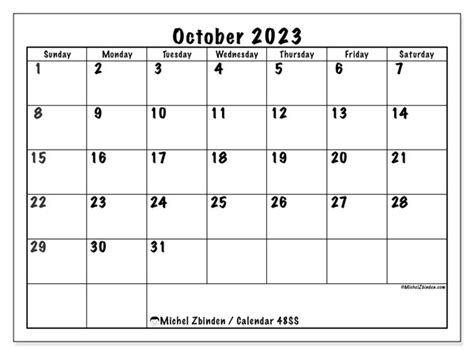 2023 Print Calendar Calendar 2023