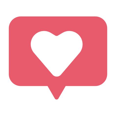 Like Instagram Heart Generic Flat Icon