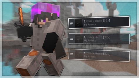 The Best Black Texture Pack Solo Bedwars Commentary Youtube