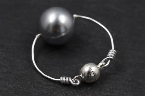 Silver Magnetic Clitoral Pussy Jewelry Non Piercing Clitoral Etsy