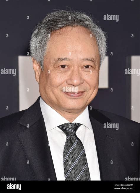Hollywood Ca October 06 Ang Lee Attends Paramount Pictures Premiere Of Gemini Man At Tcl