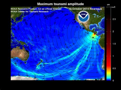 NOAA Center for Tsunami Research - Tsunami Event - Oct 14, 2014 Nicaragua Tsunami