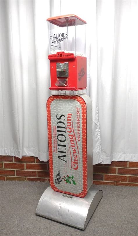 Altoids Chewing Gum Vending Machine Coin Op Auction