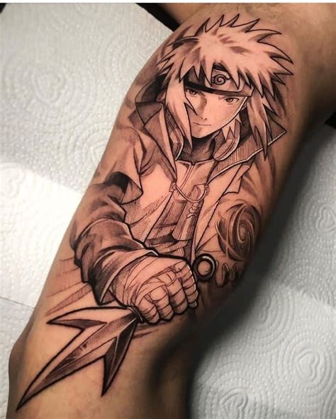 Animetattoo 🇺🇸🇧🇷🇻🇪🇵🇪🇯🇵🏯 On Instagram Minato Namikaze ⚡ Credit J