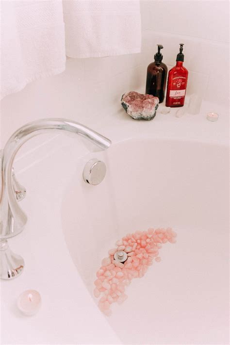 Rose Quartz Crystal Point Quartz Bathroom Rose Quartz Romantic