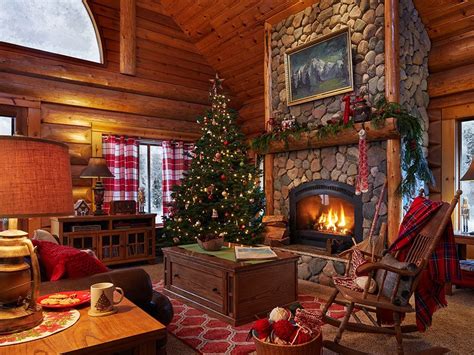 Christmas Log Homes Get Christmas Update