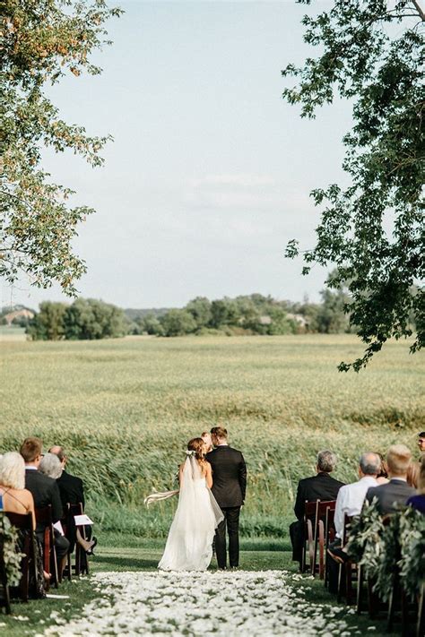 Get ready in our heritage farmhouse and pub. Romantic Farm Wedding in Minnesota | Real Weddings ...
