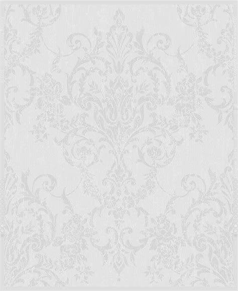 Boutique Victorian Grey Damask Metallic Effect Wallpaper Departments