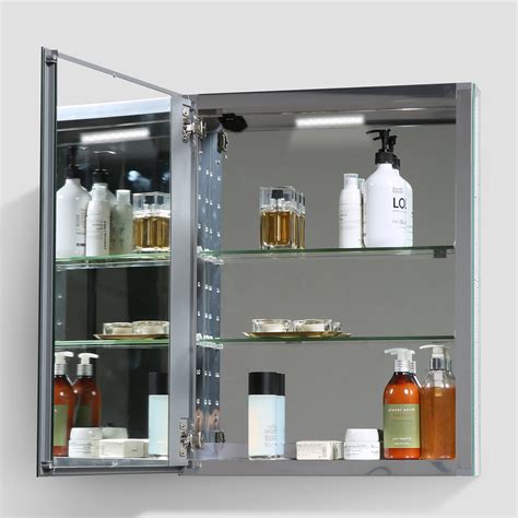 Eviva Lazy 24 Inch All Mirror Wall Mountrecessed Medicine Cabinet With