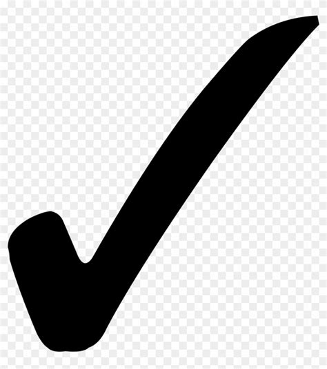 Black Check Mark Png Free Transparent PNG Clipart Images Download