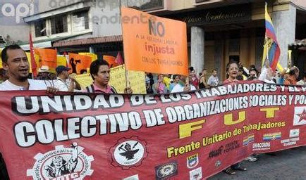 Movimientos Sociales Protestan Contra Medidas Laborales Del Gobierno