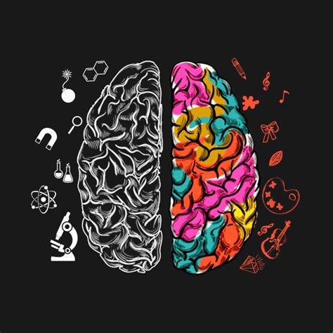Colorful Brain Science And Art Shirt Science T Shirt Teepublic