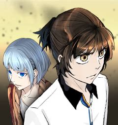 Just as the guardian's test is about to end, bam is pushed off by rachel. Tower of God | WEBTOON