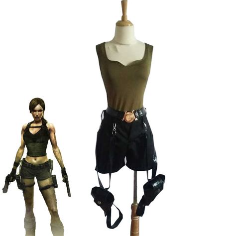 Tomb Raider Lara Croft Cosplay Costume Customize Free Shippingcosplay