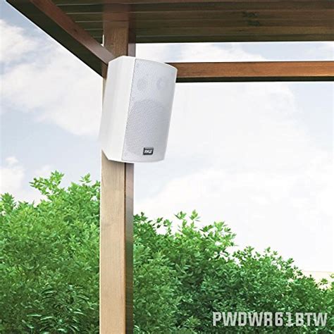 Outdoor Wall Mount Patio Stereo Speaker Waterproof Bluetooth Wireless