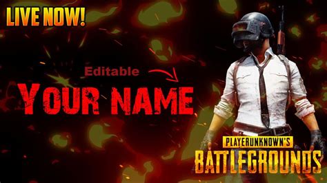 Pubg Free Thumbnail Editable Format Psd File Download Free Psd Mama