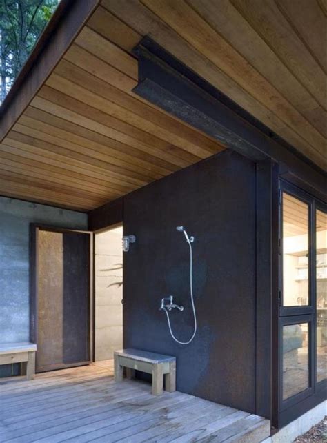 Outdoor Shower Cabin By Olson Kundig Architects Cabin Design Tiny