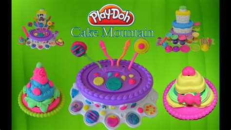 Play Doh Cake Mountain Playset Sweet Shoppe Playdough Video How To