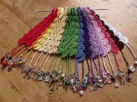 Pulseras De Crochet Y Colgantes Para Adornarlas Más Crochet Bookmark