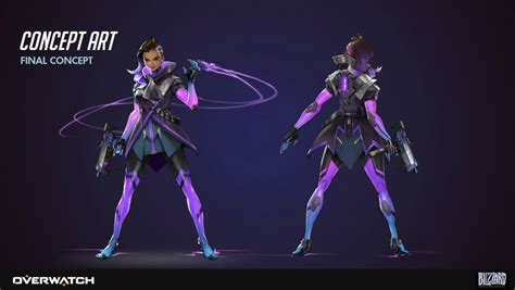 feast your eyes on some sombra screens videos and concept art for overwatch s next character
