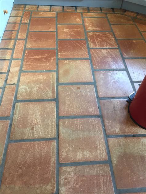 Cleaning and Resealing Terracotta Kitchen Tiles in Crewkerne | Tile Cleaners | Tile Cleaning
