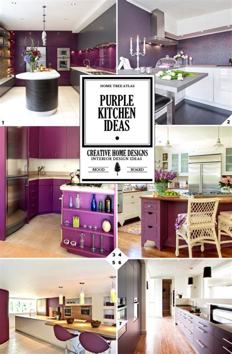 Color Design Guide Purple Kitchen Decor Ideas Home Tree Atlas