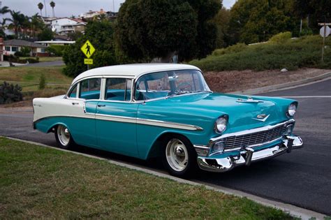 1956 chevrolet 210 bel air 4 door completely restored rare reliable show quality classic