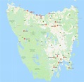 Detailed Tasmania Road Map With Cities And Towns Insi - vrogue.co
