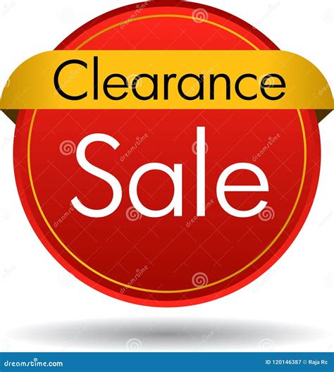 Clearance Sale Sign Cartoon Vector 10598243