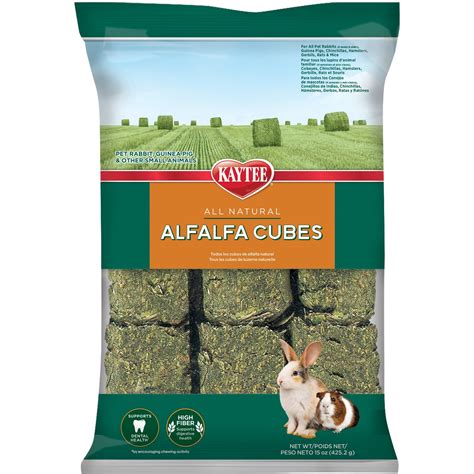 Kaytee Alfalfa Cubes Small Animal Food 15 Oz Bag