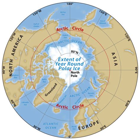 Map Of Arctic Circle