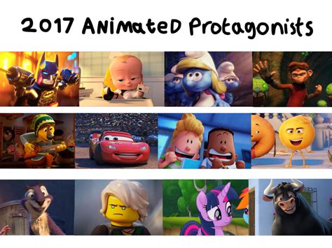 2017 Animated Protagonists By Justsomepainter11 On Deviantart