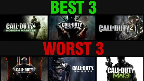 Best 3 Worst 3 Call Of Duty Campaigns Neogaf