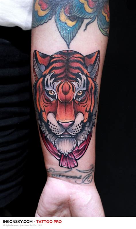 Tattoo By Juan David Rendón Tatuajes Tradicionales Tatuaje De Tigres