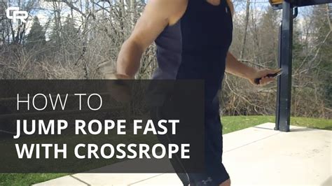 How To Jump Rope Fast With Crossrope Youtube