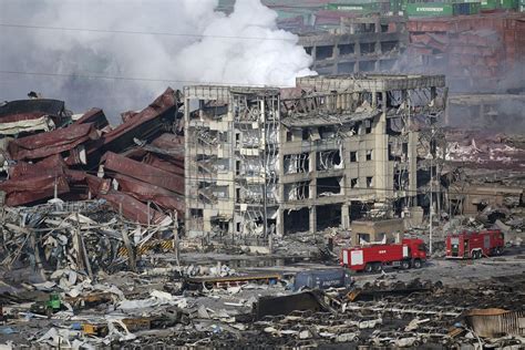 Photos Of The Aftermath Of The Massive Explosion In Tianjin China