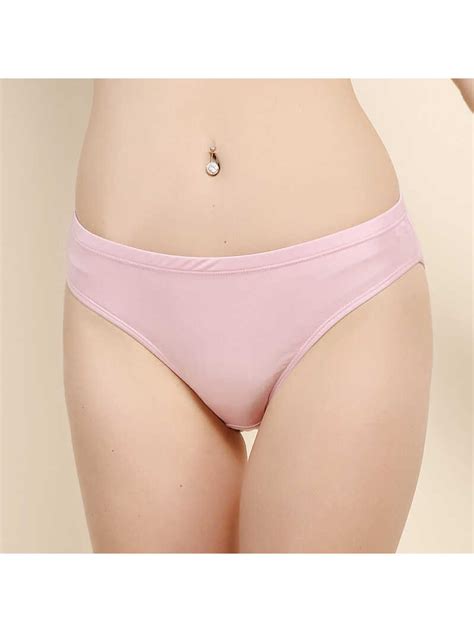 Pure Mulberry Silk Knitted Seamless Womens Panty FST47 18 00