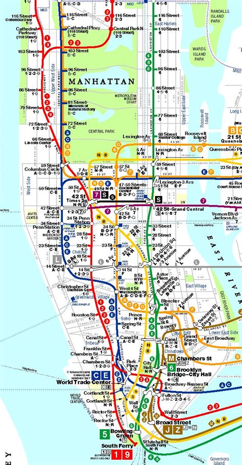 Printable New York Subway Maps Avenue Local Is Brought To Travelfrom