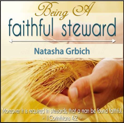 Being A Faithful Steward House Of Ariel Gate