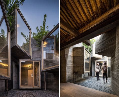 Traditional Twist Concrete And Cantilevers Define This